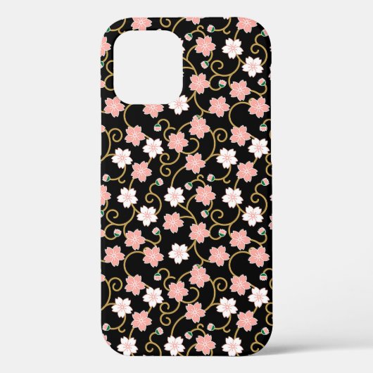 さくらんぼの花日本のデザイン Case-Mate iPhoneケース (裏面)