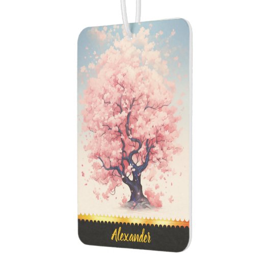 さくらんぼの花木車 カーエアーフレッシュナー (左)