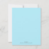 さくらんぼの花桜ラブバード日付を保存 招待状 (裏面)