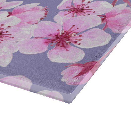 さくらんぼの花模様 カッティングボード (角)