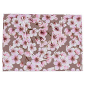 さくらんぼの花模様 ラージペーパーバッグ (裏面)