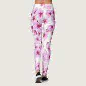 さくらんぼの花模様 レギンス (裏面)