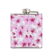 さくらんぼの花水色 フラスク (裏面)