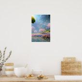 さくらんぼの花神秘 ポスター (キッチン)