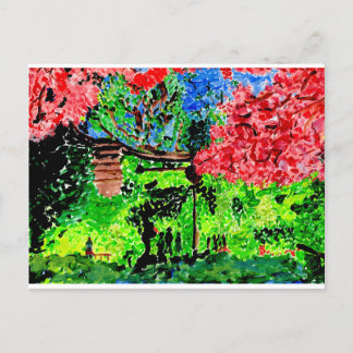 さくらんぼの花絵はがき ポストカード