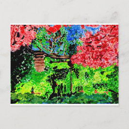 さくらんぼの花絵はがき ポストカード