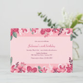 さくらんぼの花縁どの誕生会 招待状 (スタンド正面)