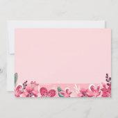 さくらんぼの花縁どの誕生会 招待状 (裏面)