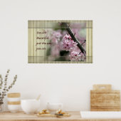 さくらんぼの花美しい ポスター (キッチン)