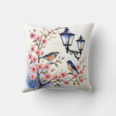 さくらんぼの花鳥 クッション (裏面)