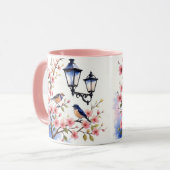 さくらんぼの花鳥 マグカップ (正面左)