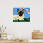 「さくらんぼの花」のポスターの下 ポスター (キッチン)