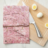 さくらんぼの花 キッチンタオル (四つ折り)