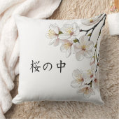 さくらんぼの花 クッション (ブランケット)