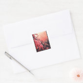 さくらんぼの花 スクエアシール (封筒)