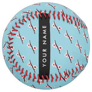 さくらんぼの花、ピンクの桜、あなたの名前 ソフトボール