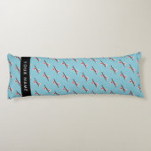 さくらんぼの花、ピンクの桜、あなたの名前 ボディピロー (裏面)