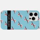 さくらんぼの花、ピンクの桜、あなたの名前 Case-Mate iPhoneケース (裏面 (横))