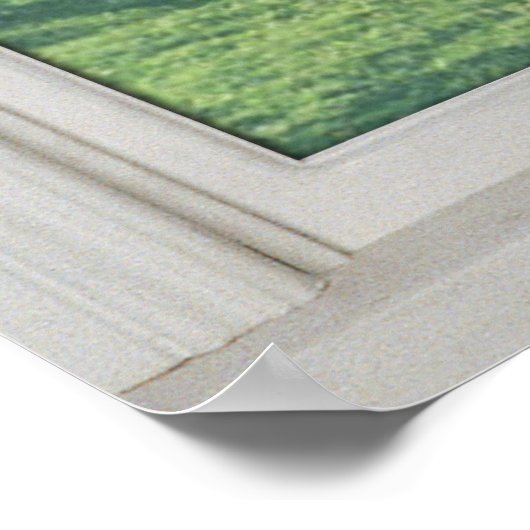 さくらんぼの花 – フェイクホワイトウィンドウ(3) ポスター (角)