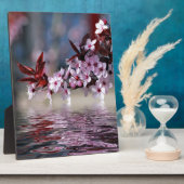 さくらんぼの花 フォトプラーク (側面)