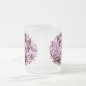 さくらんぼの花 フロストグラスマグカップ (中央)