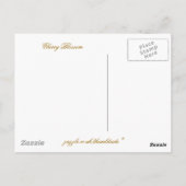 さくらんぼの花 ポストカード (裏面)