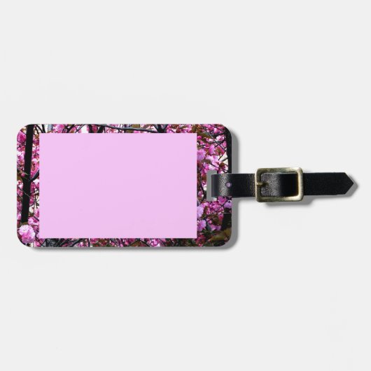 さくらんぼの花 ラゲッジタグ (正面横)