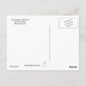 さくらんぼの花（ワシントンDC） ポストカード (裏面)