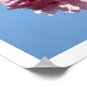 さくらんぼの花：日本 ポスター (角)