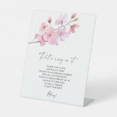 さくらんぼの花 – 春itゲームにリングを置く 台座サイン (正面)