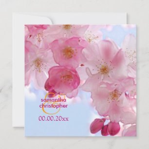 さくらんぼの花/桜結婚式招待状 招待状