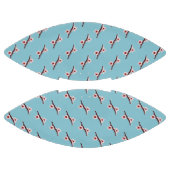 さくらんぼの花、桜、ピンクの花のパターン アメリカンフットボール (パネル)