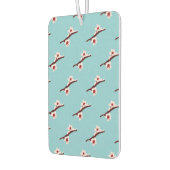 さくらんぼの花、桜、ピンクの花のパターン カーエアーフレッシュナー (左)