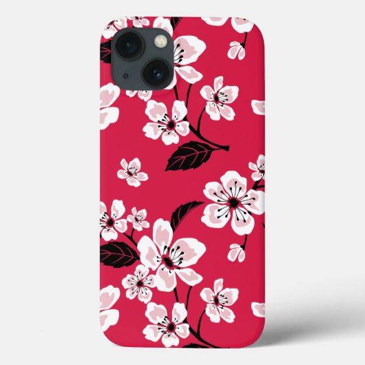 さくらんぼの花 – 桜（赤） Case-Mate iPhoneケース (裏面)