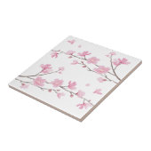 さくらんぼの花 – 透明 – 背景 タイル (側面)