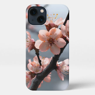 さくらんぼの花iPhone 13スリムフィットケース、光沢 iPhone 13ケース