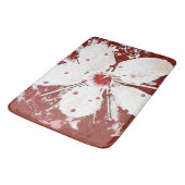さくらんぼの詩の赤い白エレガント桜 バスマット (アングル)