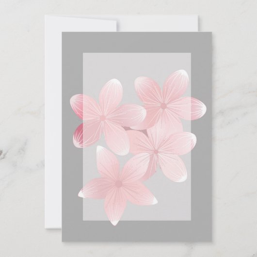 さくらんぼの誕生日パーティー 招待状 (裏面)