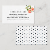 さくらんぼの赤ちゃん歓迎会 本を持ってきて エンクロージャーカード (正面/裏面)