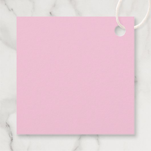 さくらんぼの赤ん坊の女の子カトリックの洗礼 フェイバータグ (裏面)