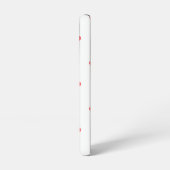 さくらんぼの赤パターン SAMSUNG GALAXYケース (左側面)