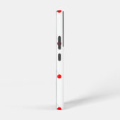 さくらんぼの赤パターン SAMSUNG GALAXYケース (右側面)