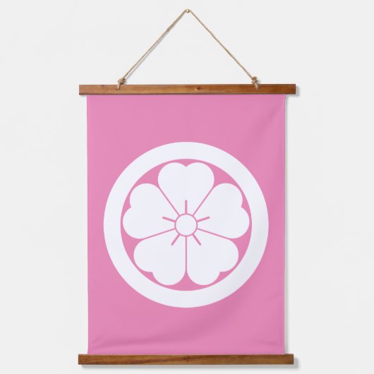 さくらんぼの輪 吊り下げ型タペストリー (正面)