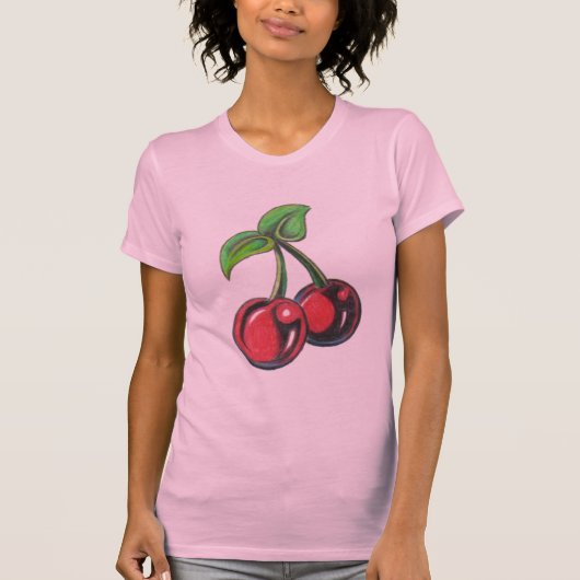 さくらんぼのTシャツ Tシャツ (正面)