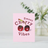 さくらんぼはがき ポストカード (スタンド正面)