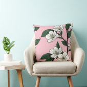 さくらんぼはっきりしたがピンクに咲く クッション (椅子)