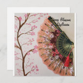 さくらんぼはミックスメディアアートマグネットを咲かせる (正面/裏面)