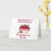 さくらんぼまたはピット カード (黄色い花)