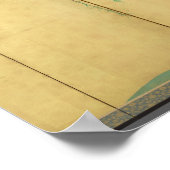 さくらんぼもみじの酒井鳳逸著 ポスター (角)