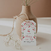 さくらんぼを上 |ブライダルシャワー ギフトタグ